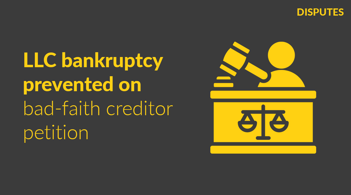 Commercial Court of Odesa Oblast Denied Bankruptcy Proceedings Against LLC After Defense by Disputes Law Firm Against Bad-Faith Creditor Claims